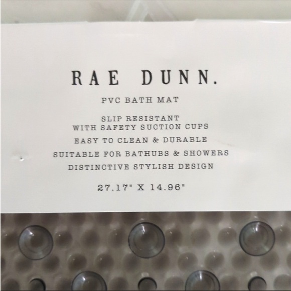 Rae Dunn PVC WASH Bath Matt - Picture 3 of 4